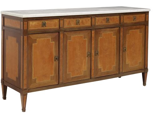 NEOCLASSICAL STYLE MARBLE-TOP