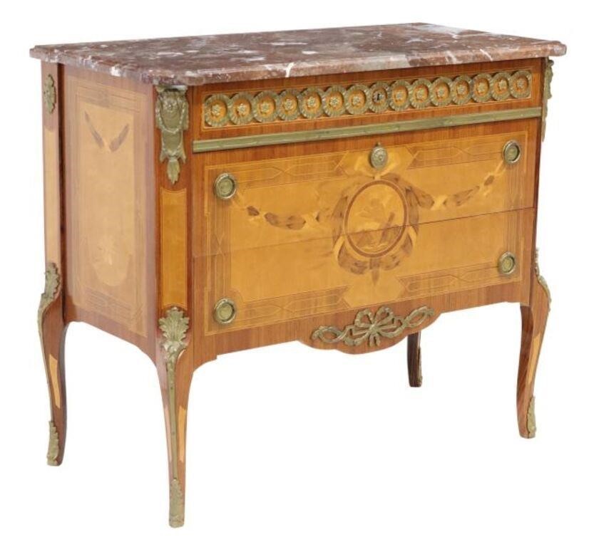 NEOCLASSICAL STYLE MARBLE-TOP
