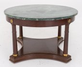 NEOCLASSICAL STYLE MARBLE-TOPP
