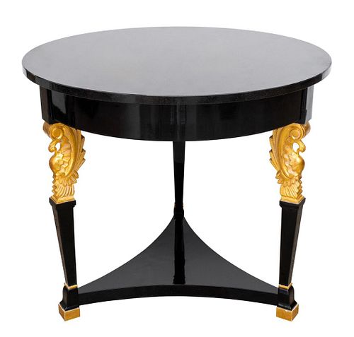 NEOCLASSICAL STYLE MARBLE TOPPED