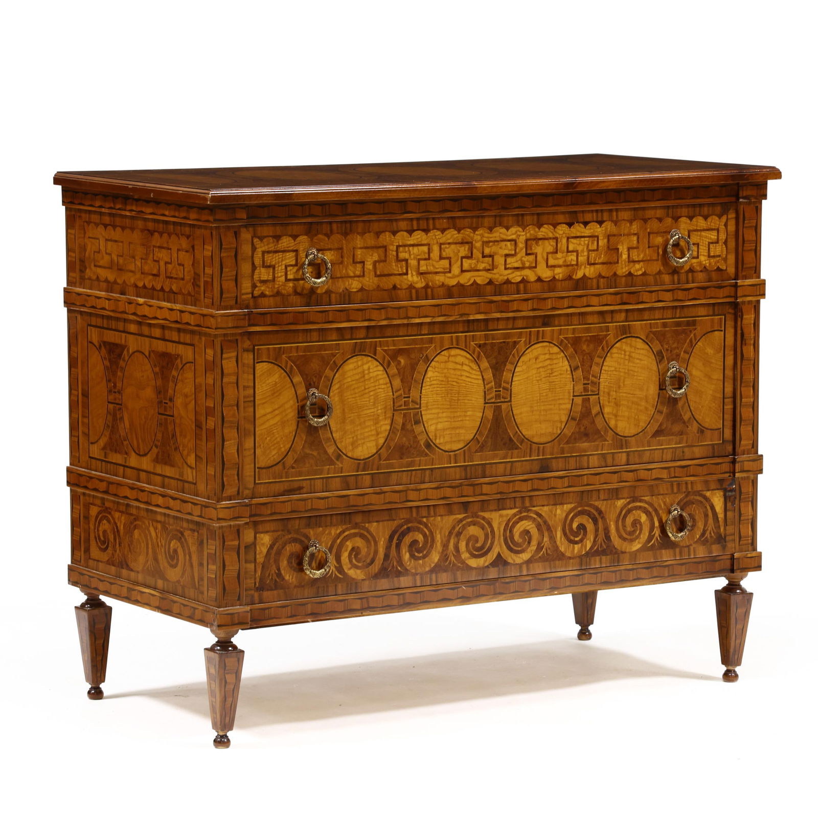 NEOCLASSICAL STYLE MARQUETRY INLAID
