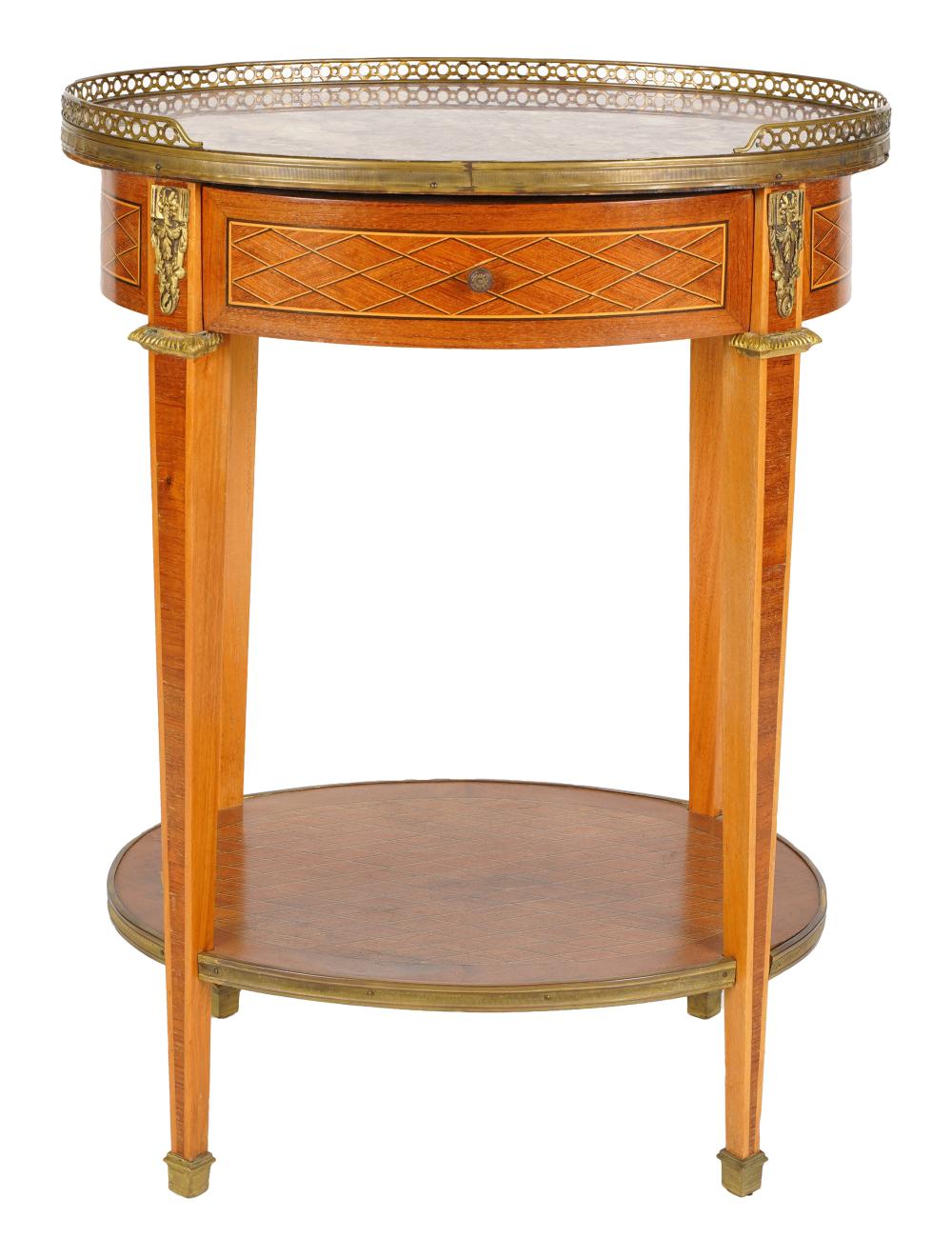NEOCLASSICAL-STYLE MARQUETRY SIDE