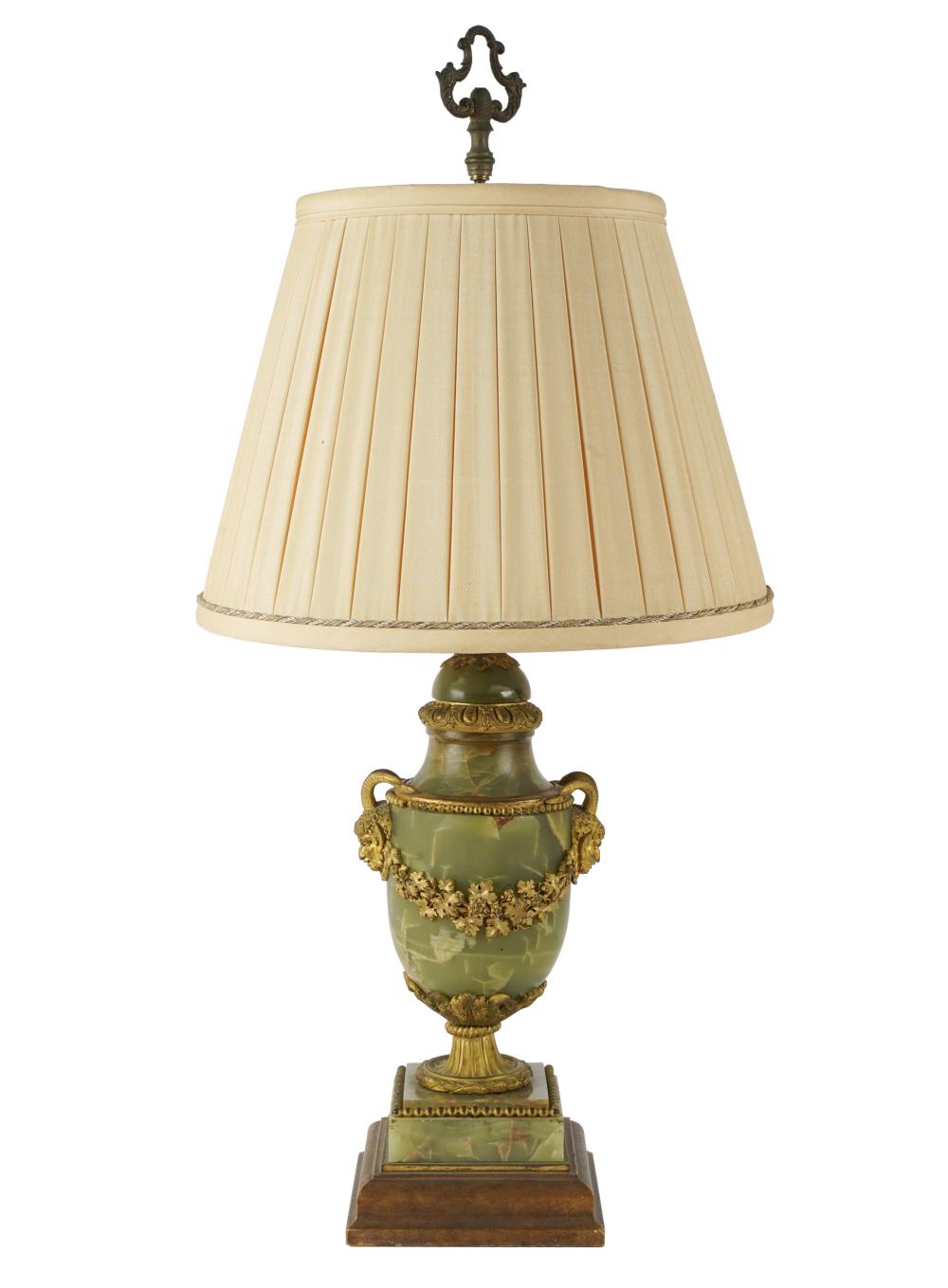 NEOCLASSICAL-STYLE ONYX & GILT