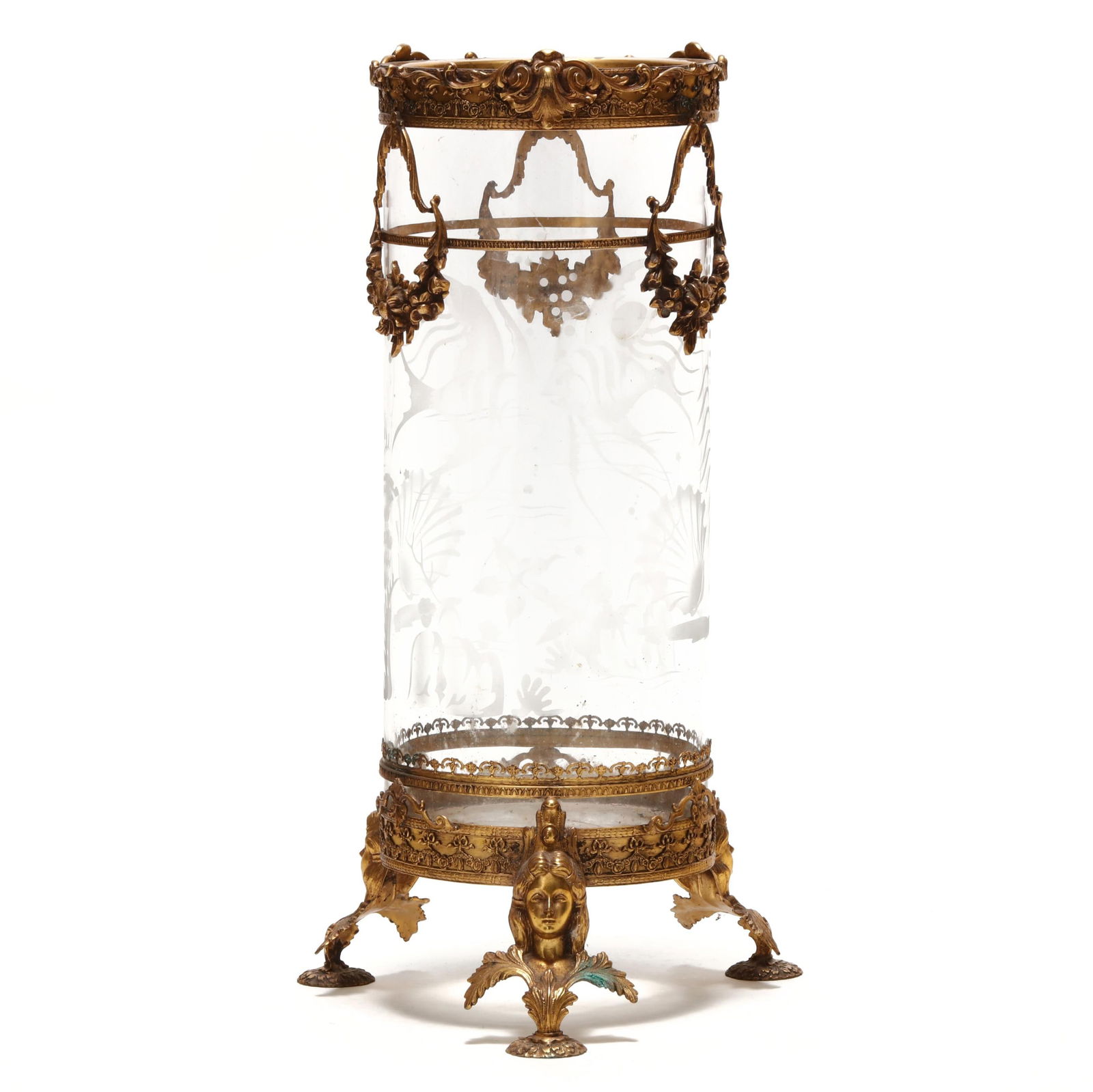 NEOCLASSICAL STYLE ORMOLU MOUNTED