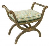 NEOCLASSICAL STYLE PAINTED CUR