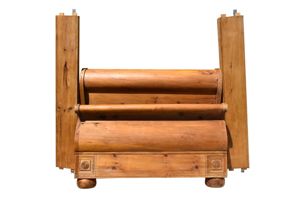 NEOCLASSICAL STYLE PINE SLEIGH
