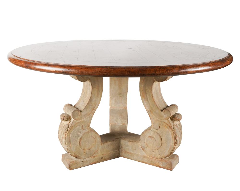 NEOCLASSICAL-STYLE ROUND DINING