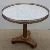 NEOCLASSICAL STYLE ROUND MARBL