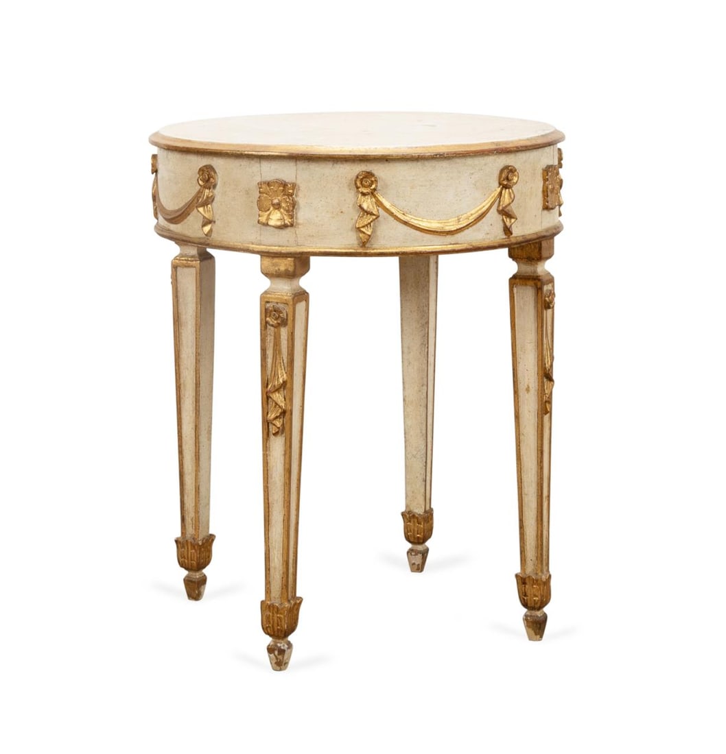 NEOCLASSICAL STYLE ROUND PAINTED
