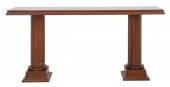 NEOCLASSICAL STYLE WALNUT CONS