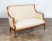 NEOCLASSICAL STYLE WALNUT UPHO