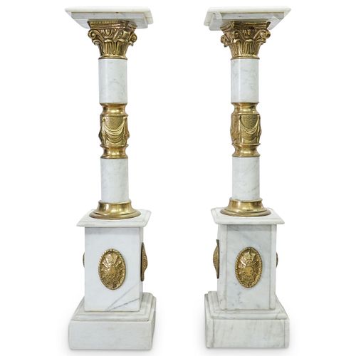 NEOCLASSICAL STYLE WHITE MARBLE &