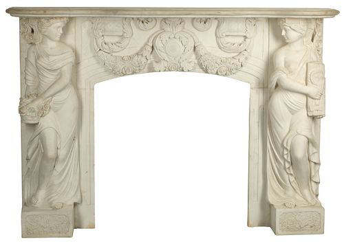 NEOCLASSICAL STYLE WHITE MARBLE