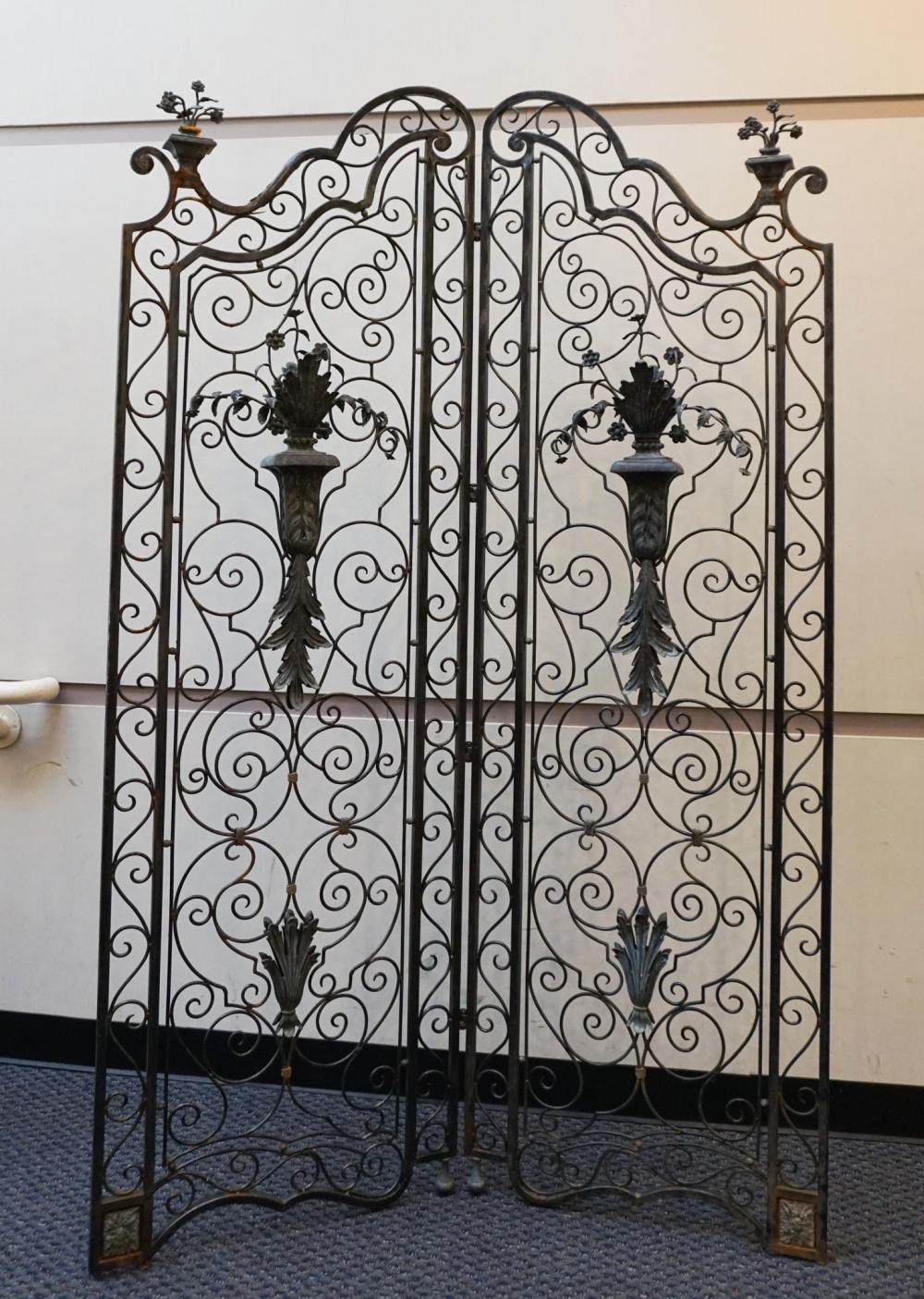NEOCLASSICAL STYLE WROUGHT IRON