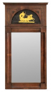NEOCLASSICAL VERRE EGLOMISE AN