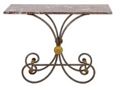 NEOCLASSICAL WROUGHT IRON CONS