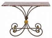 NEOCLASSICAL WROUGHT IRON CONS