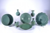 NEOLA COLE POTTERY GROUPINGcol