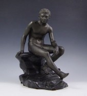 NEOPOLITAN BRONZE OF YOUNG MER