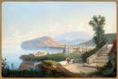 Neopolitan School gouache, vie