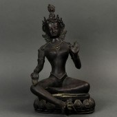 NEPALESE BRONZE BODHISATTVA Ne