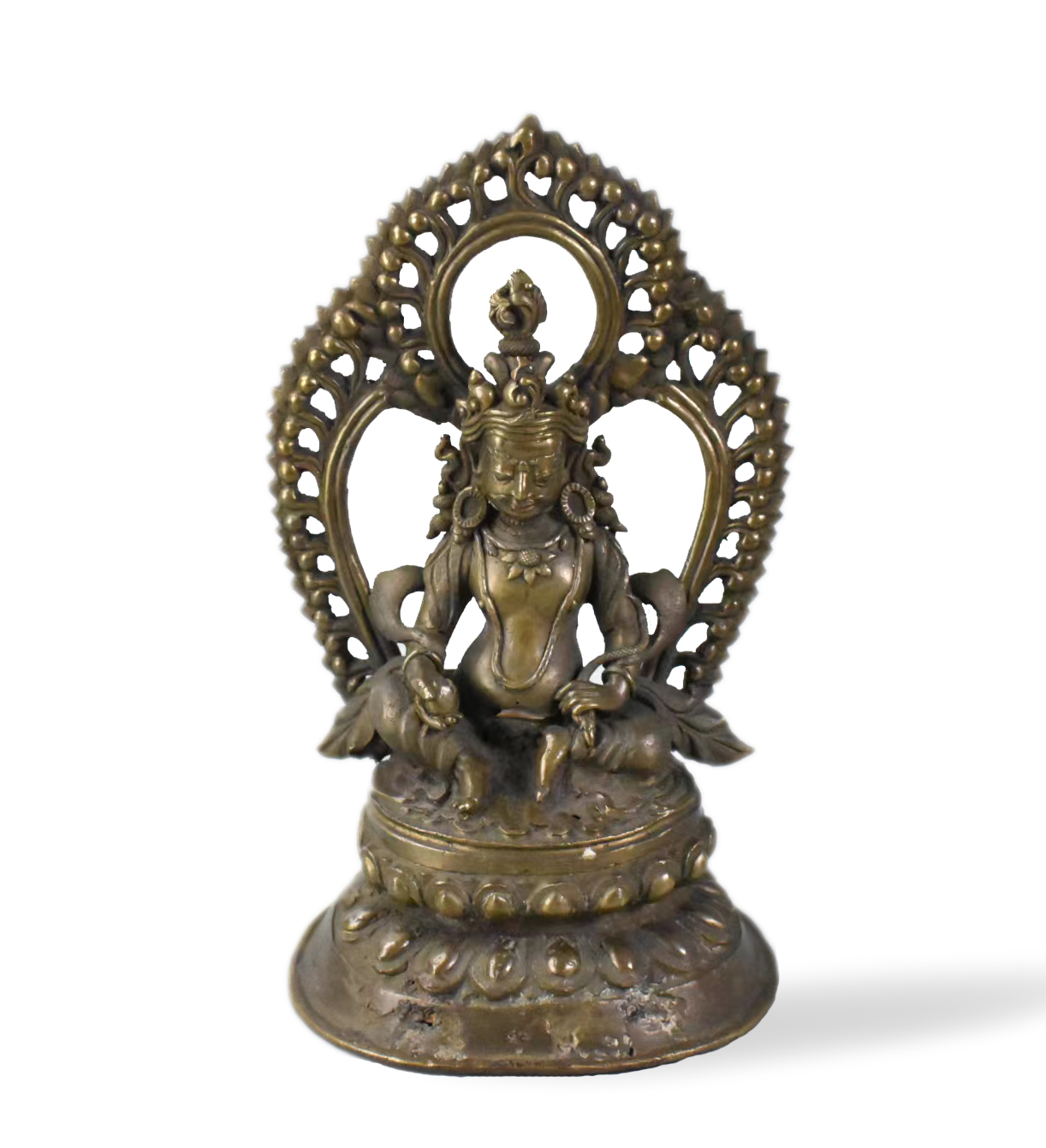NEPALESE BRONZE BUDDHA, 19TH C. A