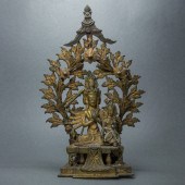NEPALESE BRONZE BUDDHIST FIGUR