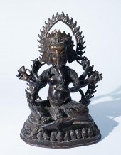 NEPALESE BRONZE FIGURE OF A SI