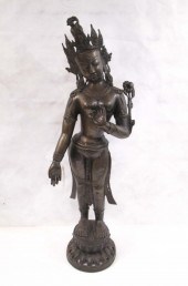 NEPALESE BRONZE TARA BUDDHA ST