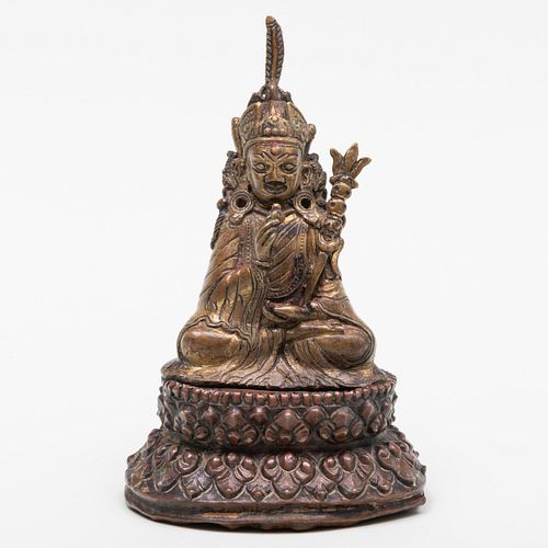 NEPALESE GILT-BRONZE FIGURE OF