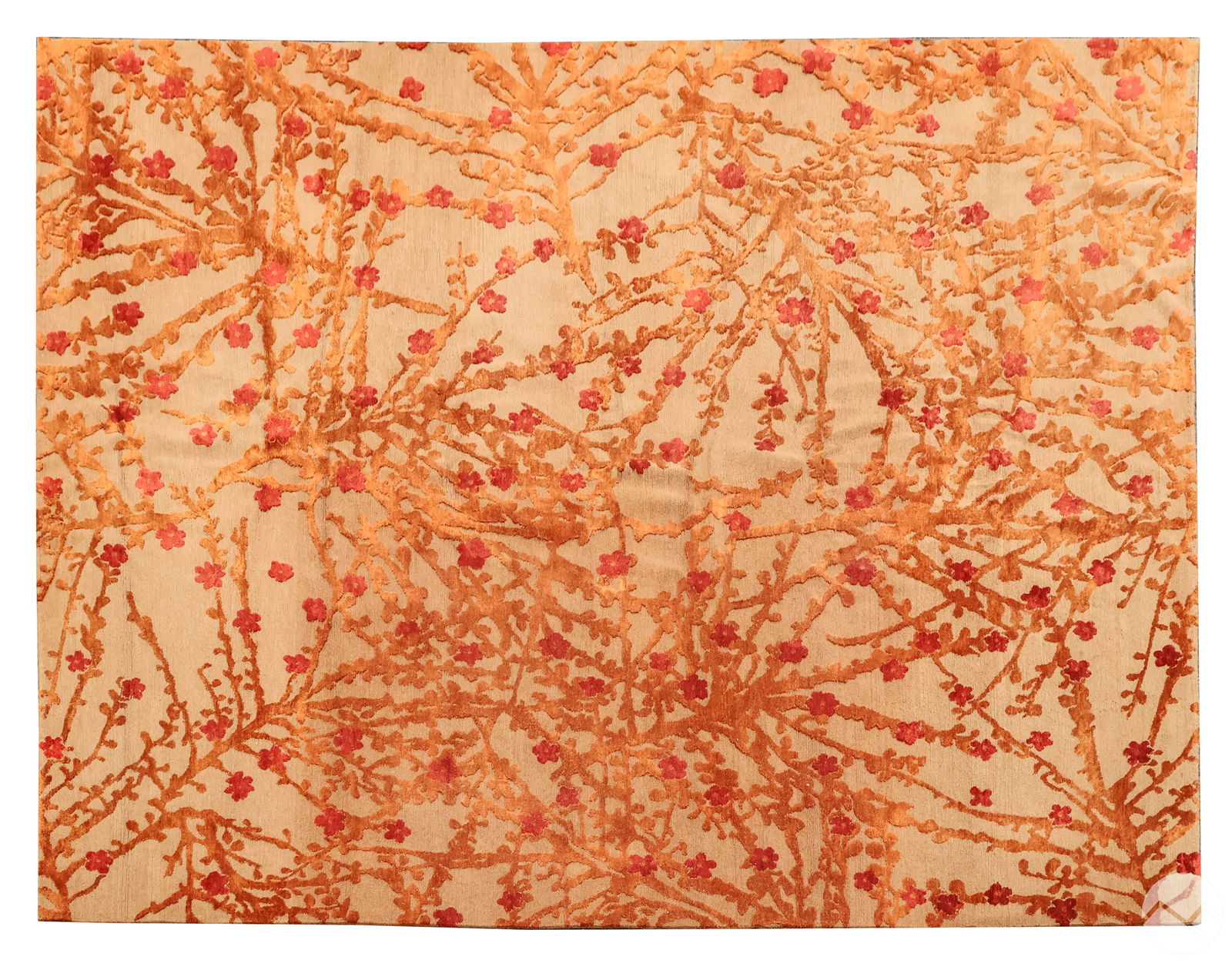 NEPALESE SILK HAND WOVEN 100 KNOT