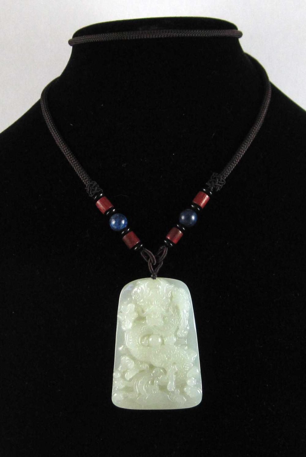 NEPHRITE JADE AND LAPIS LAZULI