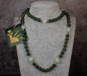 NEPHRITE JADE AND RAINBOW MOON