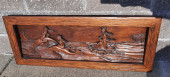 NEPTUNES CHARIOT CARVED WOOD S