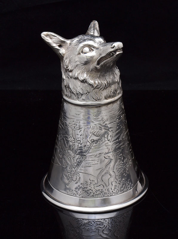 NERESHEIMER SILVER STIRRUP CUP WITH
