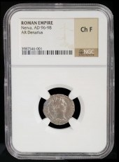 NERVA AD 96-98 ANCIENT ROMAN E