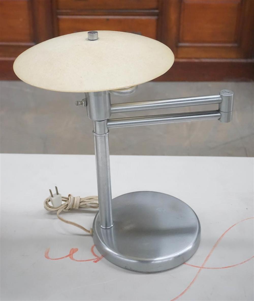 NESSEN STUDIO BRUSHED ALUMINUM DESK