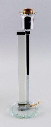NESSEN STUDIO LUCITE AND CHROM