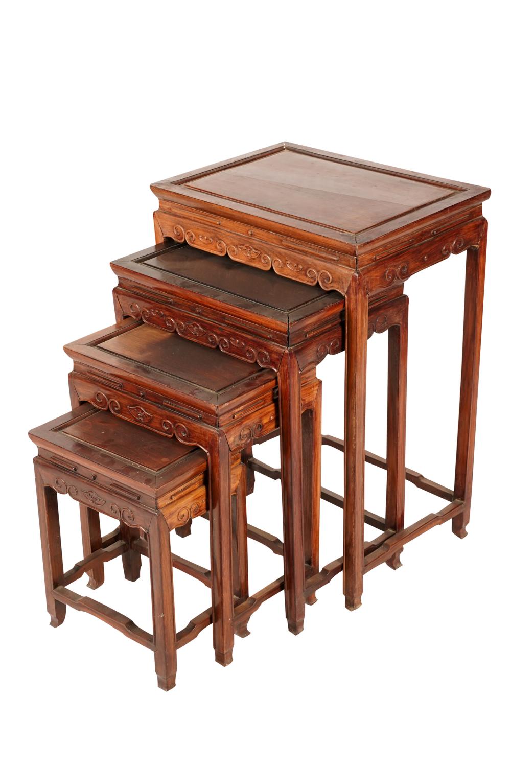 NEST OF CHINESE HARDWOOD