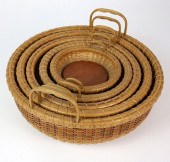 NEST OF FIVE G.L. BROWN ROUND