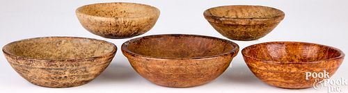 NEST OF FIVE GRADUATED BURL