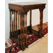 Nest of Regency Style Mahogany
