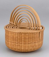 NEST OF SEVEN NANTUCKET BASKET