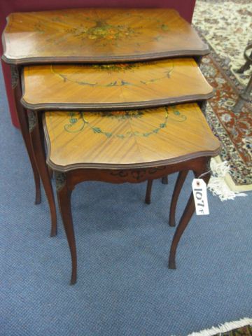 Nest of Tables handpainted