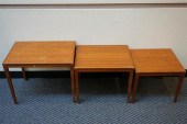 NEST OF THREE DANISH TEAK MID-