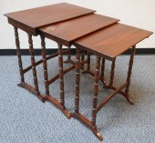 NEST OF THREE EARLY AMERICAN S
