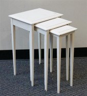 NEST OF THREE FEDERAL STYLE WH