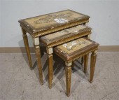 NEST OF THREE FLORENTINE DECOR