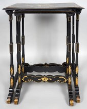 NEST OF TWO VICTORIAN POLYCHRO