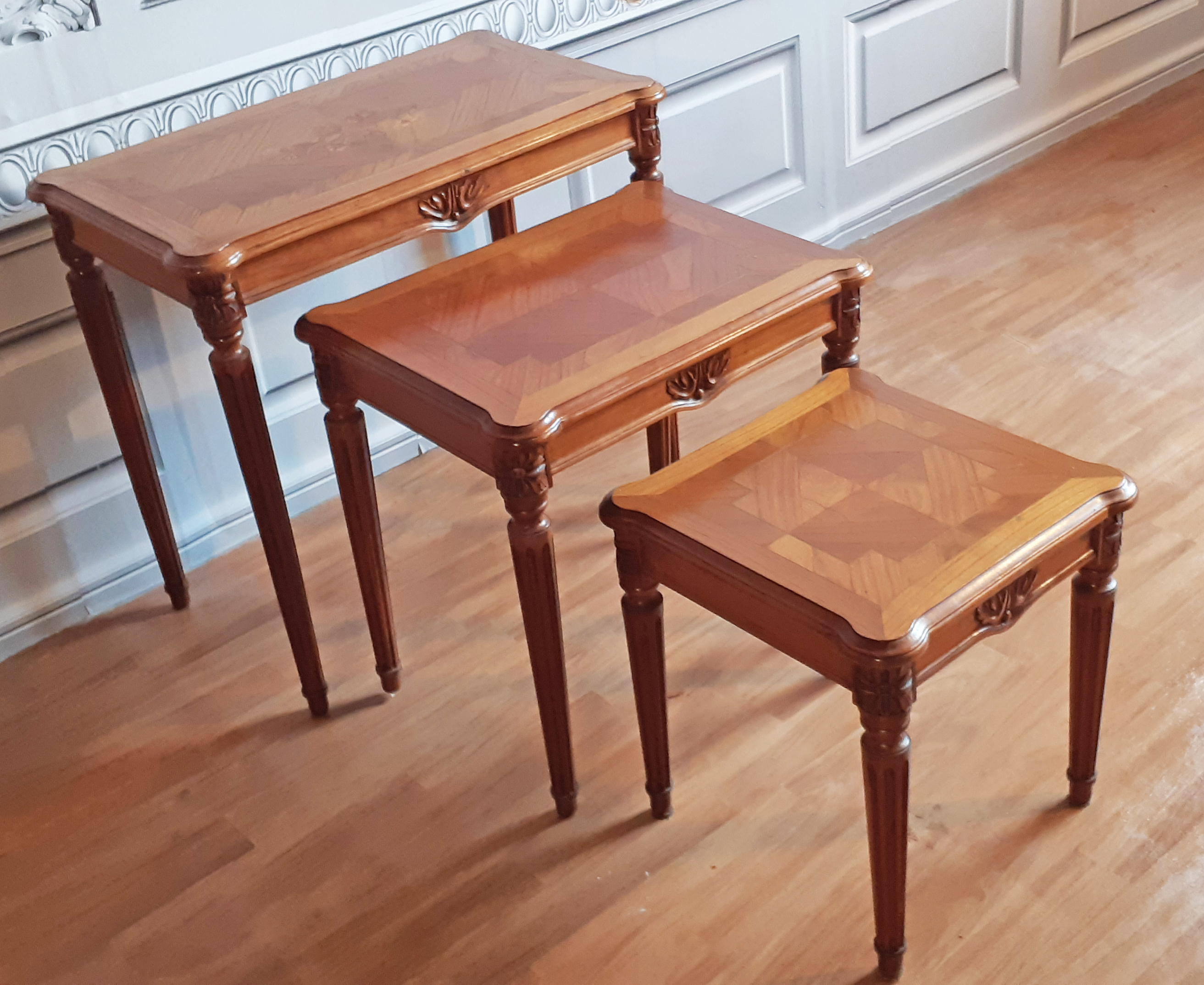 NESTING SET OF 3 LOUIS XVI STYLE